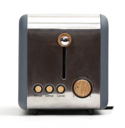 Platinet toaster PETVWGR, grey image 2