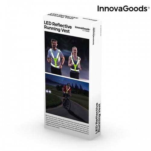 Спортивный Отражающий Жилет со Светодиодами InnovaGoods image 2