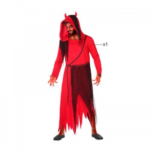 Costume for Adults Red Male Demon XXL image 2