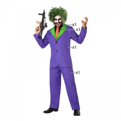 Bigbuy Carnival Svečana odjeća za odrasle Joker Klauns image 2