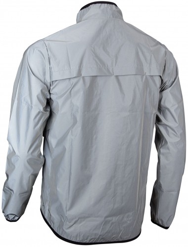 Men's running  jacket AVENTO Reflective 74RC ZIL XXL Silver image 2