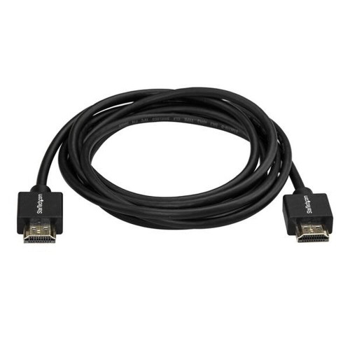 HDMI Cable Startech HDMM2MLP 4K Ultra HD 2 m Black image 2