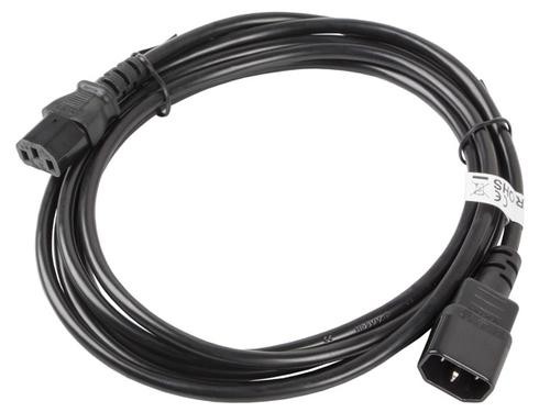 Lanberg CA-C13E-11CC-0030-BK power cable Black 3 m C13 coupler C14 coupler image 2