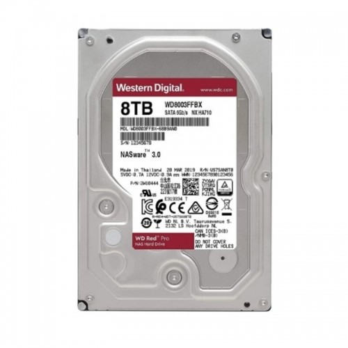 Cietais Disks Western Digital SATA RED PRO 3,5" image 2