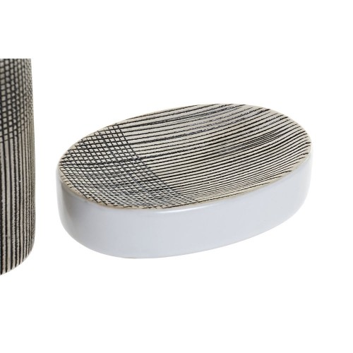 Dušas Komplekts DKD Home Decor Brūns ABS Keramika (3 pcs) (6.5 x 6.5 x 17 cm) image 2