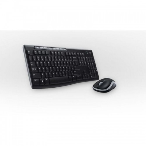 Keyboard and Optical Mouse Logitech 920-004513 2,4 GHz Black Wireless image 2