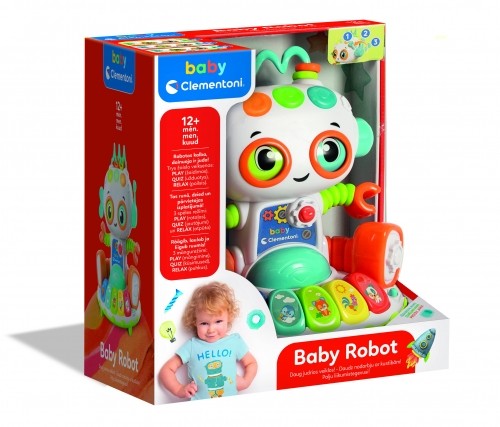 CLEMENTONI BABY interactive toy Baby Robot (LT, LV, EE), 50371 image 2