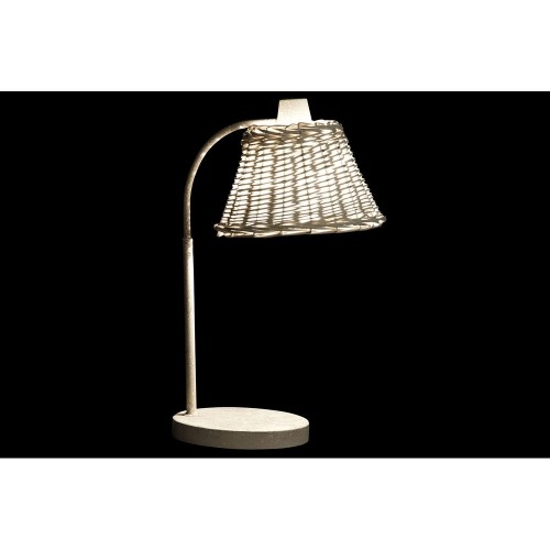 Galda lampa DKD Home Decor Metāls Balts pīts 220 V 50 W (22 x 28 x 48 cm) image 2
