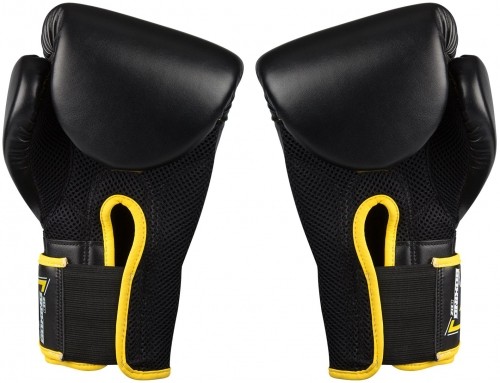 Boxing gloves AVENTO 41BO 12oz black PU leather image 2