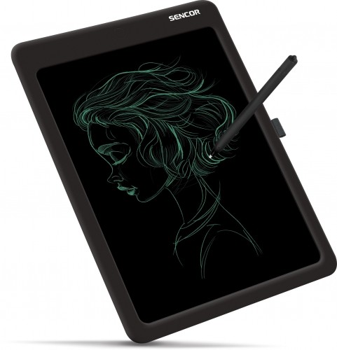 Digital LCD writing and drawing tablet 10" Sencor SXP030BK image 2
