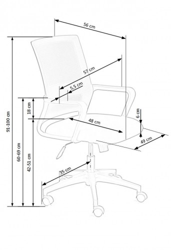 Halmar MAURO office chair image 2