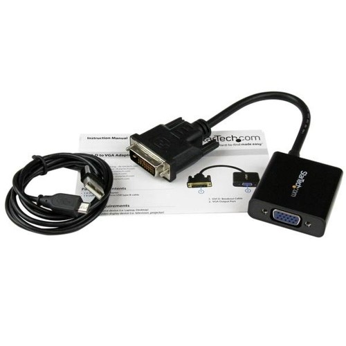 DVI-D to VGA Adapter Startech DVI2VGAE             0,19 m Black image 2