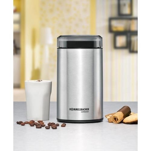 Rommelsbacher EKM 100 coffee grinder 200 W Black, Stainless steel image 2