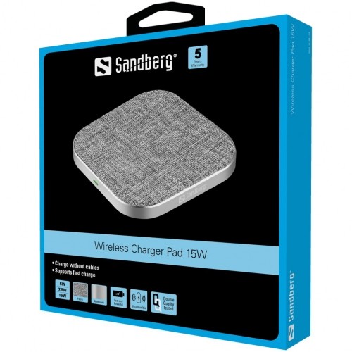Sandberg 441-23 Wireless Charger Pad 15W image 2