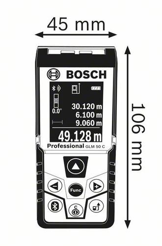 Bosch 0 601 072 C00 distance meter Laser distance meter Black, Blue 50 m image 2