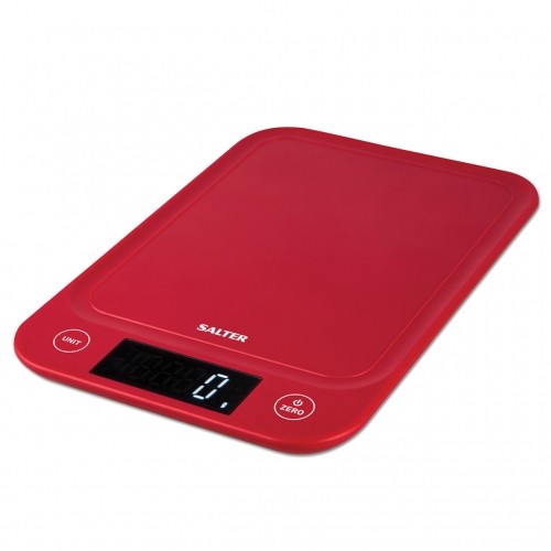 Salter 1067 RDDRA Digital Kitchen Scale, 5kg Capacity red image 2