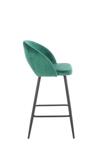 Halmar H96 bar stool. color: dark green image 2