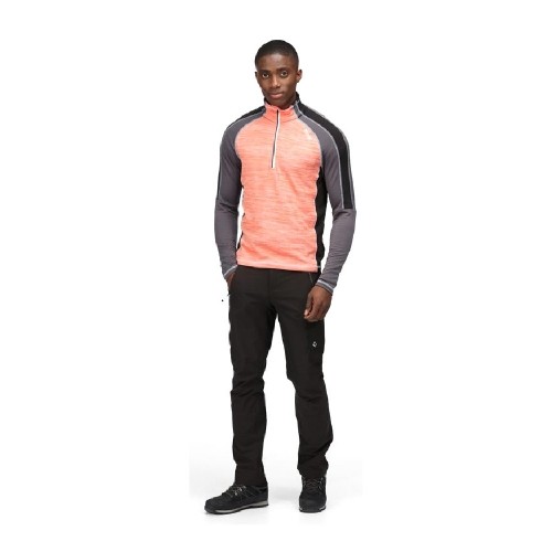 Fleece Lining Regatta Hepley Lightweight Half-Zip Salmon image 2