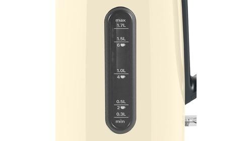 Bosch TWK4P437 electric kettle 1.7 L 2400 W Beige, Black image 2