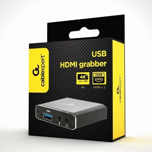 Gembird UHG-4K2-01 USB graphics adapter Black image 2