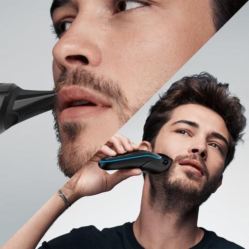 Braun MGK3245 hair trimmers/clipper Black, Blue image 2