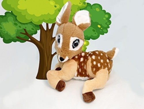 BAMBOLINA plush Daisy with moving glitter eyes and speaking three fairy tales, LV version, BD2021LV image 2