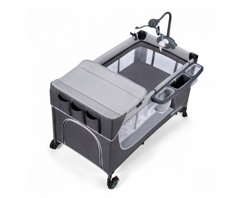 KINDERKRAFT travel cot LEODY, grey, KCLEOD00GRY00AC image 2