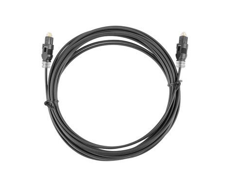 Lanberg CA-TOSL-10CC-0030-BK fibre optic cable 3 m TOSLINK Black image 2