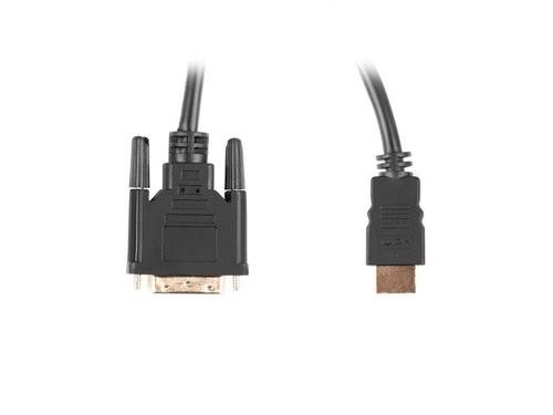 Lanberg CA-HDDV-20CU-0018-BK video cable adapter 1.8 m HDMI Type A (Standard) DVI-D Black image 2