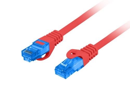 Lanberg PCF6A-10CC-0200-R networking cable Red 2 m Cat6a S/FTP (S-STP) image 2