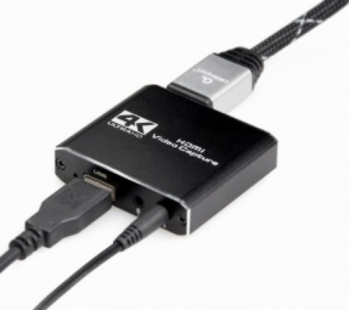 Gembird USB HDMI Grabber 4K Pass-through HDMI image 2