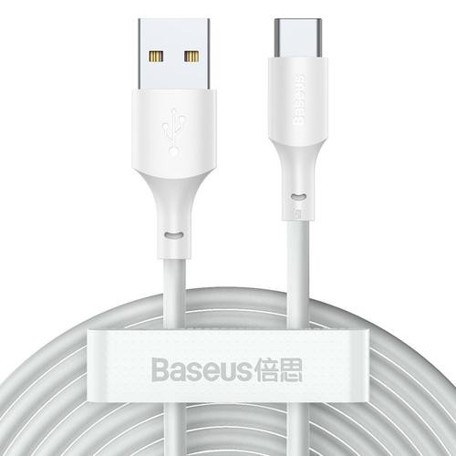 Baseus TZCATZJ-02 USB cable 1.5 m USB A USB C White image 2
