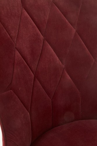 Halmar K366 chair, color: dark red image 2