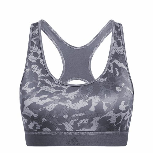 Sports Bra Adidas Believe This Medium Support Dark grey image 2