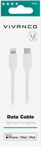 Vivanco кабель USB- C- Lightning 1.2 м (60084) image 2