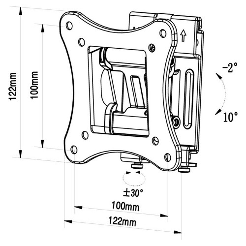 Подставка для ТВ TM Electron 15 kg 10"-24" image 2