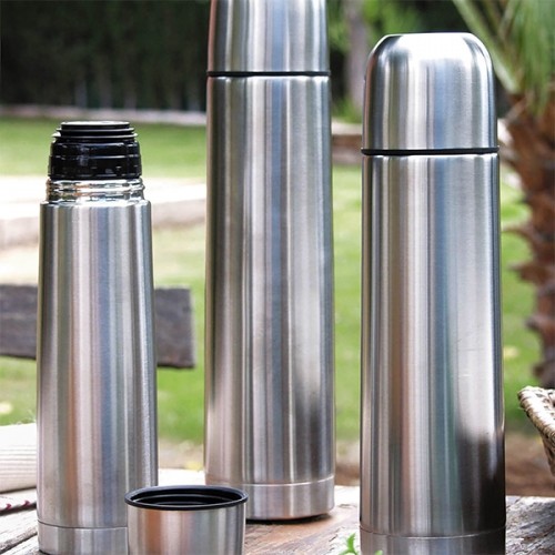 Travel thermos flask Quid Xylon Metal Steel Stainless steel 500 ml image 2