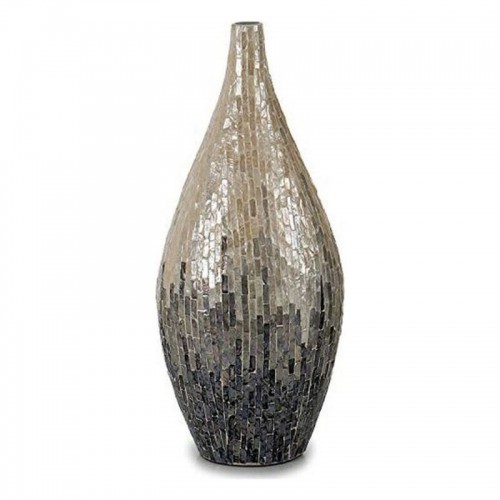 Vase Grey Faded effect (21 x 63 x 28	 cm) image 2