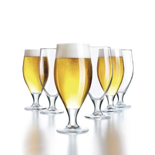 Beer Glass Arcoroc 07132 Transparent Glass 380 ml 6 Pieces image 2