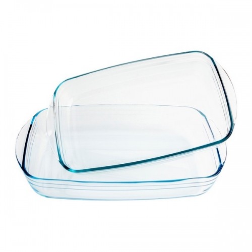 Набор посуды для духовки Pyrex Classic Прозрачный Боросиликатное стекло (2 pcs) image 2