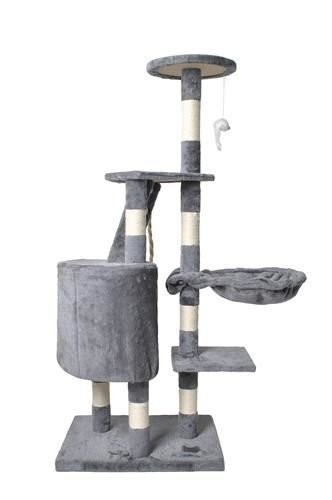 Malatec <p> Tree Cat Tower 118cm Drapak House Mouse Gray 7935 </p> (13583-0) image 2