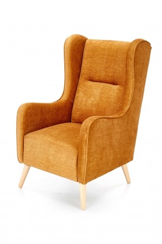 Halmar CHESTER leisure chair, color: honey (fabric 9. Amber) image 2