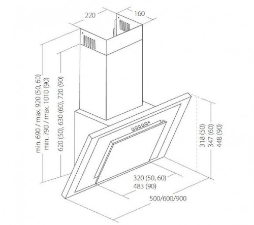 AKPO WK-4 Nero Eco 60 White hood image 2