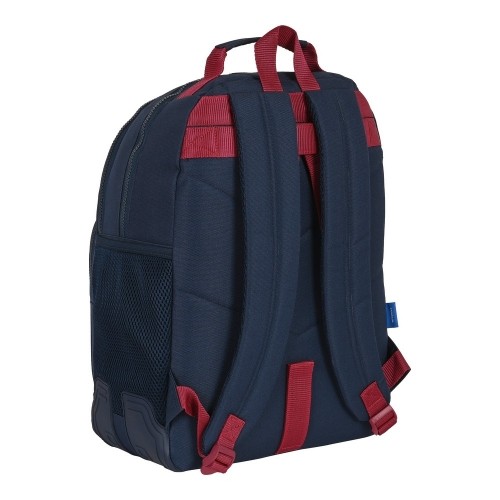 School Bag F.C. Barcelona Blue Maroon (32 x 42 x 15 cm) image 2