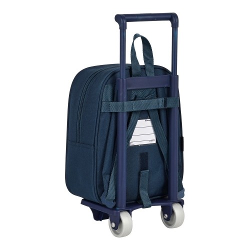 Школьный рюкзак с колесиками F.C. Barcelona Синий (22 x 28 x 10 cm) image 2
