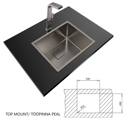 Sink Teka FlexLinea RS15 50.40 titanium image 2