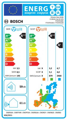 Bosch Climate Class CLC8101i-Set 65 HES  image 2