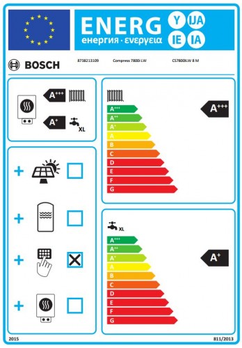 BOSCH Compress 7800i LW CS7800iLW 8 M Воздушно-водяной тепловой насос image 2