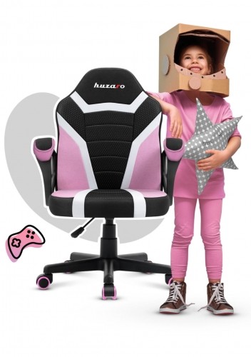 Gaming chair for children Huzaro Ranger 1.0 Pink Mesh image 2