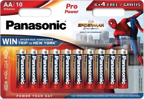 Panasonic Batteries Panasonic Pro Power baterija LR6PPG/10B (6+4 gb.) image 2